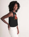 Plum Blossom Women's Cropped Tank