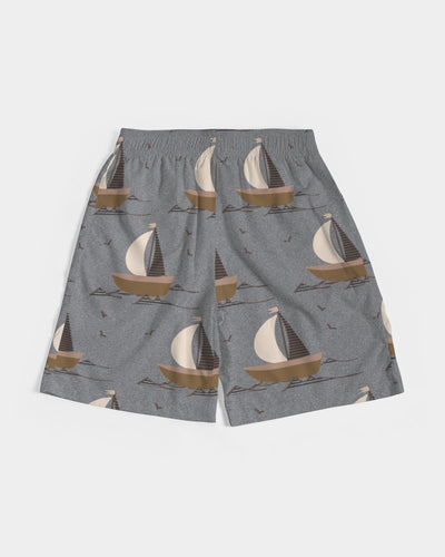 Sailboat Men's Jogger Shorts