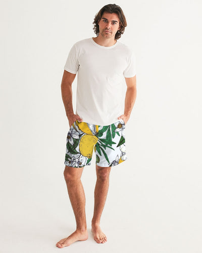 Lemon Olives Men's Swim Trunk