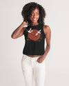 Plum Blossom Women's Cropped Tank