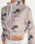 Palm Trees Women's Cropped Windbreaker