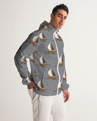 Sailboat Men's Windbreaker