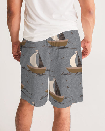 Sailboat Men's Jogger Shorts