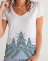 Ocean Waves Women's V-Neck Tee