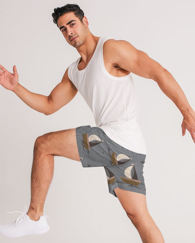 Sailboat Men's Jogger Shorts