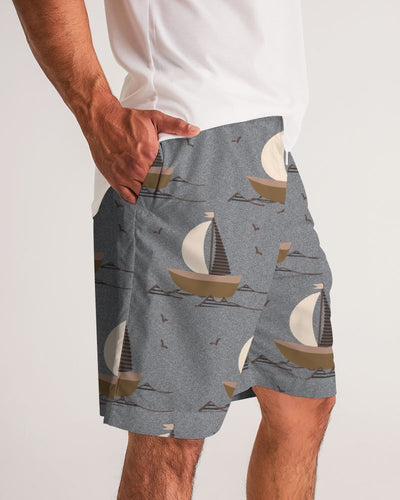 Sailboat Men's Jogger Shorts