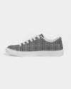 Classical Plaid Men's Faux-Leather Sneaker