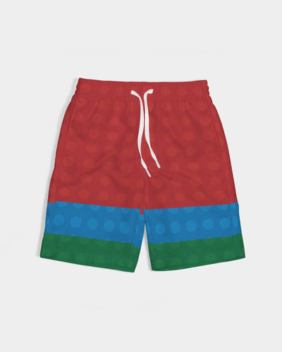 Primary Color Boy's Swim Trunk