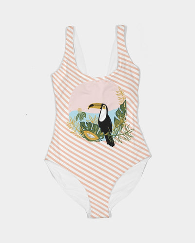 Peach Flavor Women's One-Piece Swimsuit