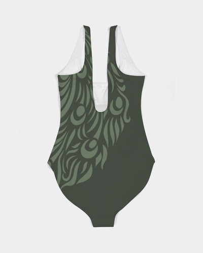 Peacock Women's One-Piece Swimsuit