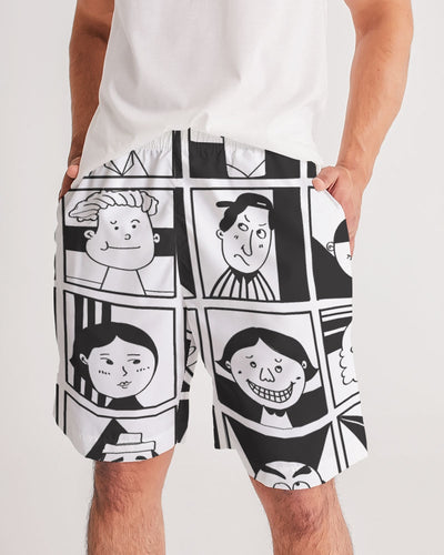 Funny Faces Men's Jogger Shorts