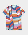 Rainbow Men's Slim Fit Short Sleeve Polo