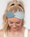 Waves Twist Knot Headband Set