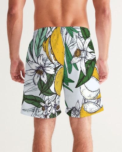 Lemon Olives Men's Swim Trunk