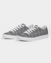 Classical Plaid Men's Faux-Leather Sneaker