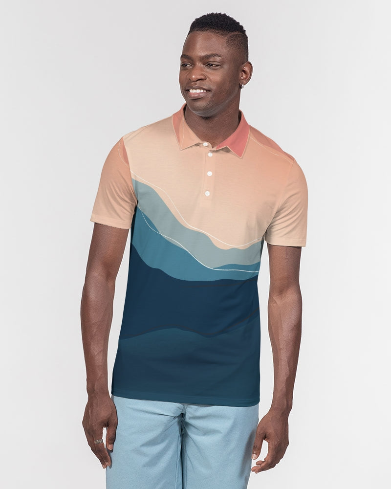 Sunrise Men's Slim Fit Short Sleeve Polo