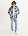 Waves Pattern Men's Bomber Jacket