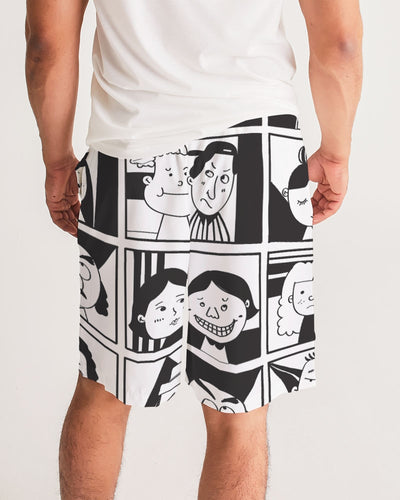 Funny Faces Men's Jogger Shorts