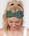 Peacock Tail Twist Knot Headband Set