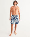 Waves Pattern Men's Swim Trunk