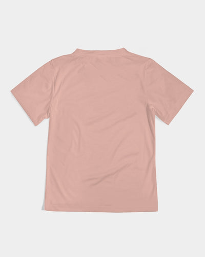 Pop Elements On Pink Kid's T-Shirt