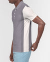 Neutral Color Men's Slim Fit Short Sleeve Polo