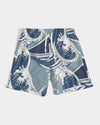 Waves Pattern Men's Swim Trunk