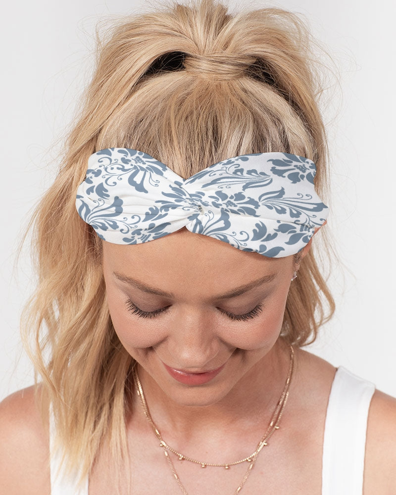 Porcelain Twist Knot Headband Set