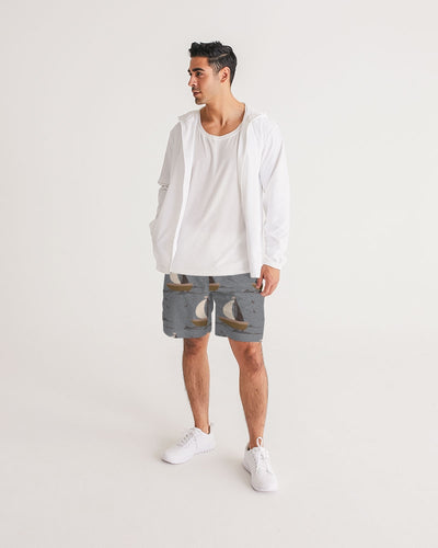 Sailboat Men's Jogger Shorts