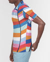 Rainbow Men's Slim Fit Short Sleeve Polo