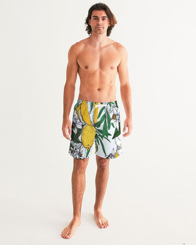 Lemon Olives Men's Swim Trunk